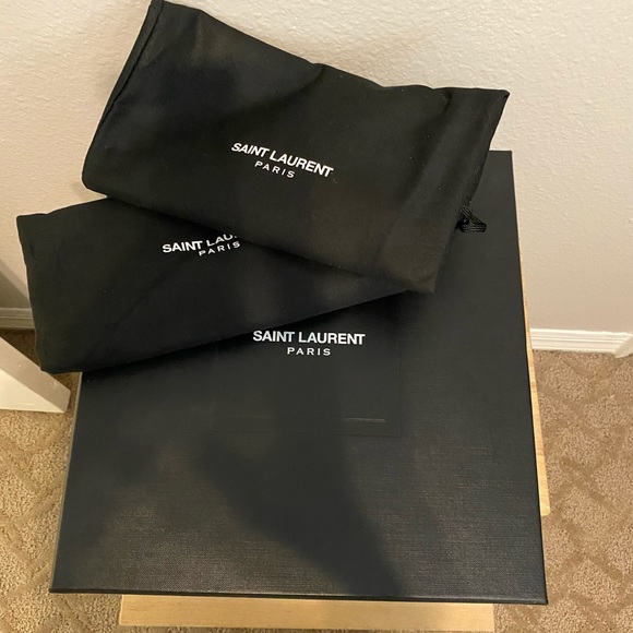 Saint Laurent Jodhpur Bootie in Kaki Beige Suede - Picture 7 of 7